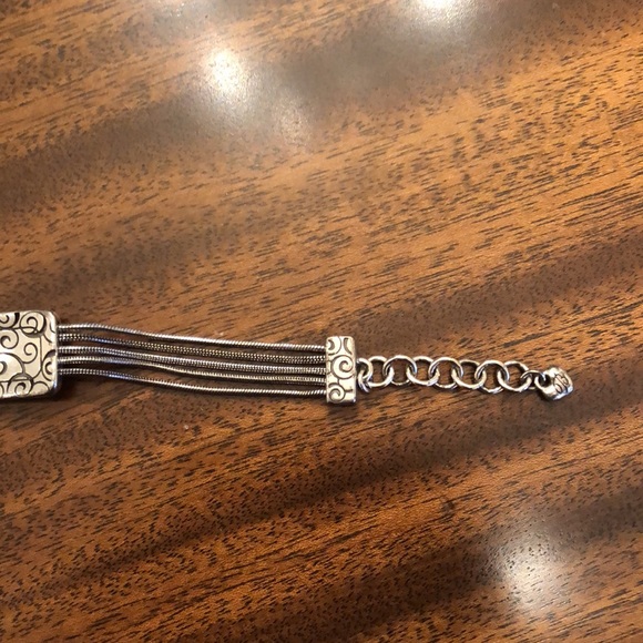 Vintage Brighton bar multi strand bracelet with Swarovski crystals - Picture 11 of 16